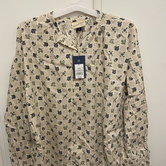 Universal thread balloon sleeve womens blouse xl - Picture 2 of 4